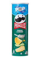 Чипсы Pringles со вкусом сыра и лука 165гр