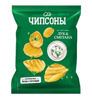 Чипсы "Чипсоны" Сметана с луком 40гр