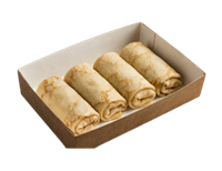 Блинчики фаршированные мясом 4шт