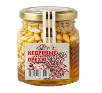 Мёд с кедровым орехом ст/б 350 гр
