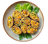 Печеночные рулетики с морковью кг