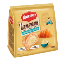Мини-Круассаны со сливочным кремом 180гр