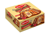 Кекс Яшкино с вишневым джемом и шоколадным кремом 500гр