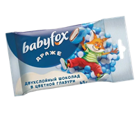 Драже BabyFox двухслойный шоколад 45гр
