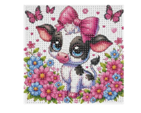Мозаика Алмазная ВКМ004 Коровка 20*20см 