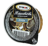 Паштет Рузком Гусь печеночный 100 гр