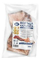 Кальмар АС Тушка с/м фасованная 500гр