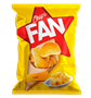 Чипсы "FAN" Сыр 120гр - фото 33768